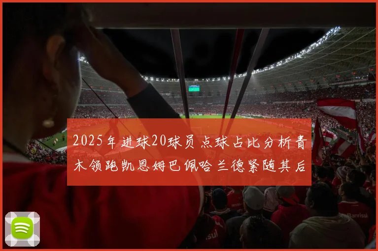 2025年进球20球员点球占比分析青木领跑凯恩姆巴佩哈兰德紧随其后